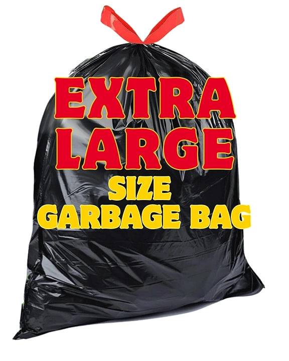 MinuteBag® Biodegradable Drawstring Garbage Bags (30 x 37 inch) | Extra Strong Dustbin Bags for Kitchen, Home &amp; Office | Leak Proof &amp; Odor Control Trash Bags