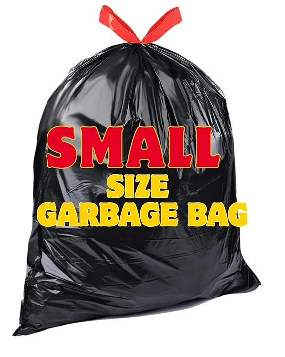 MinuteBag® Biodegradable Drawstring Garbage Bags (17 x 19 inch)| Extra Strong Dustbin Bags for Kitchen, Home & Office | Leak Proof & Odor Control Trash Bags